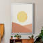 Simple Boho Sun I, toile encadrée de qualité supérieure - prête à être accrochée-1178874433-1178874437