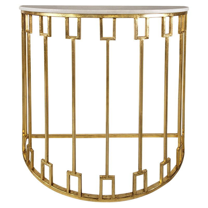 Morris, Marbre de Carrare, Feuille d’or