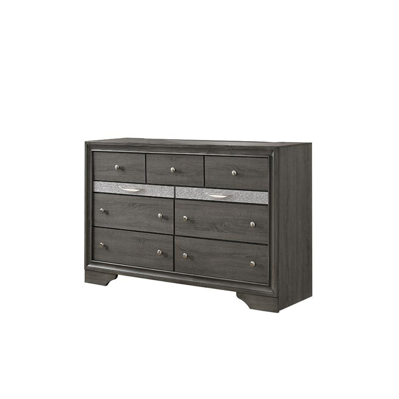 Smartt 9 - Drawer Dresser, Gray