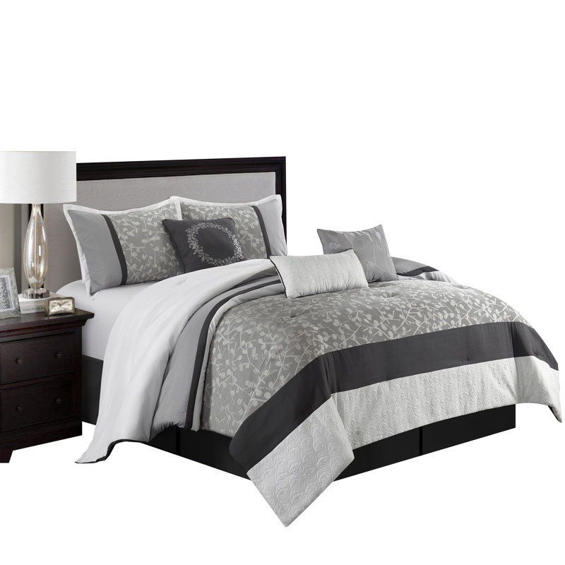Willow Comforter Set, King Comforter + 6 Additional Pieces