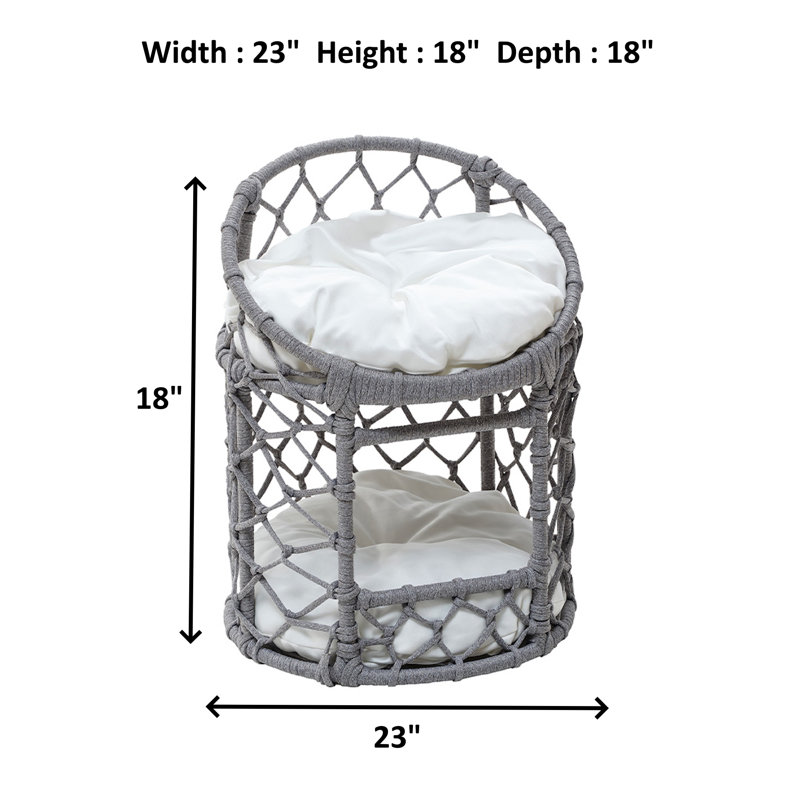 Monse Pet Bed, Gray
