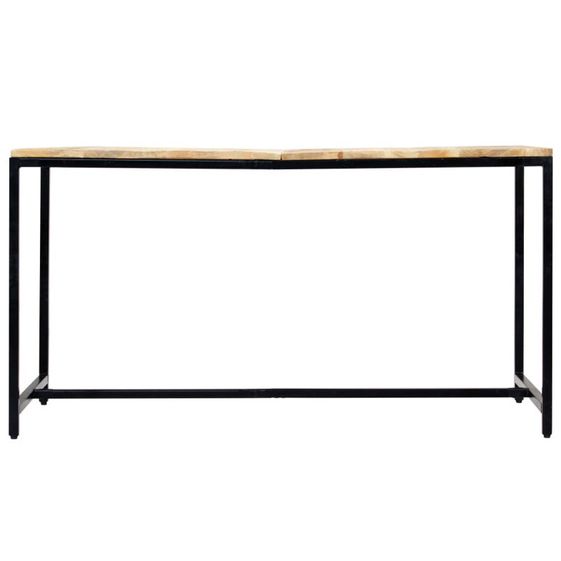 Cambridge Mango Rectangular Wood Top Dining Table, H75 x L70 x W140cm