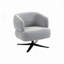 Chaise d'appoint pivotante rembourrée-235457487