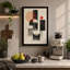 Composition Geometric - Wrapped Canvas-131762245-131762248