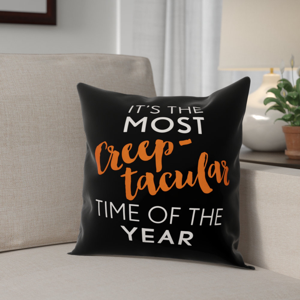 Creeptacular Time of the Year Throw Pillow Designs Direct Creative Group Pillow 
