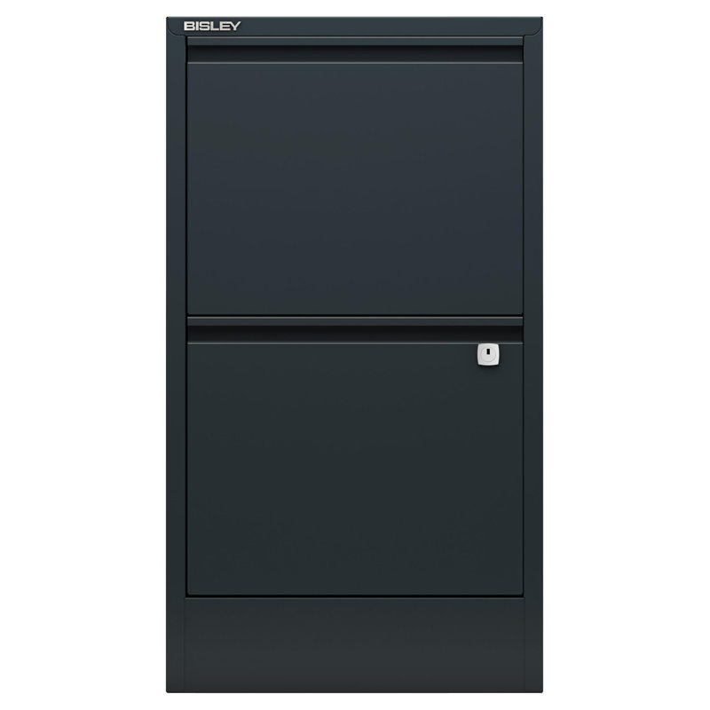 Home Filer 2 Drawer Filing Cabinet, Anthracite