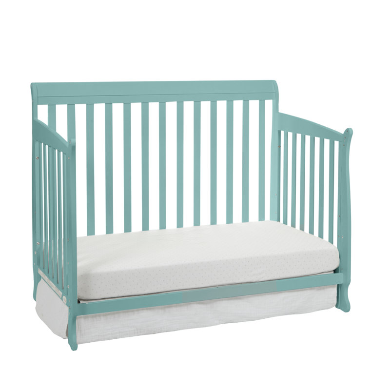 Riley 4In1 Convertible Crib Turquoise