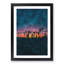 Palm Trees in Santa Barbara - Picture Frame Graphic Art Print-56862969-56862968