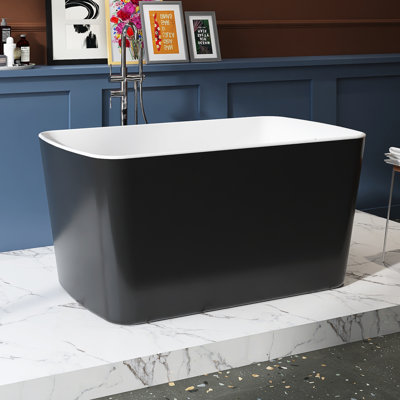 Baignoire de trempage autoportante en acrylique 49 po
