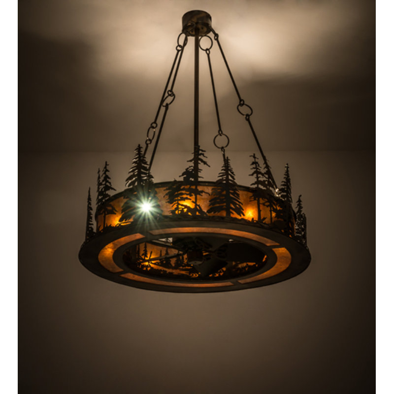 Jaliyha 30'' Ceiling Fan with LED Lights