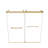 55" - 59" W×59" H Double Sliding Frameless Bathtub Shower Door With 3/8" Frosted Tempered Glass-108367640