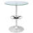 Round Glass Top Metal Base Dining Table