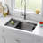 Delta Everest™ 32" L Granite Composite Workstation Kitchen Sink Undermount Single Bowl with WorkFlow™ Ledge -62375382