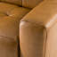 Canapé en cuir brun avec 2 fauteuils inclinables Chevak