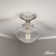 Hunter Saddle Creek 1 Light Mini Flush Mount Ceiling Light Fixture