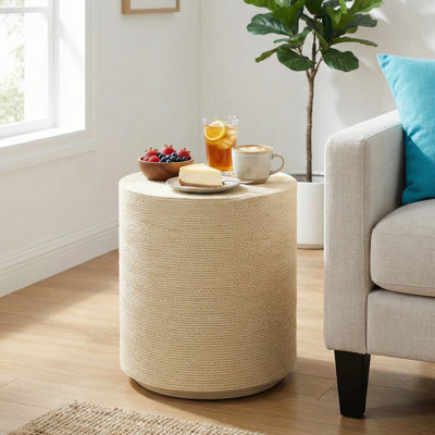 Table d'appoint cylindrique Mgo Sienna