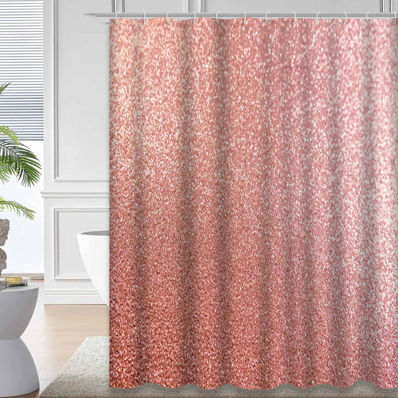 Rideau de douche Rose, 72" L x 78" W