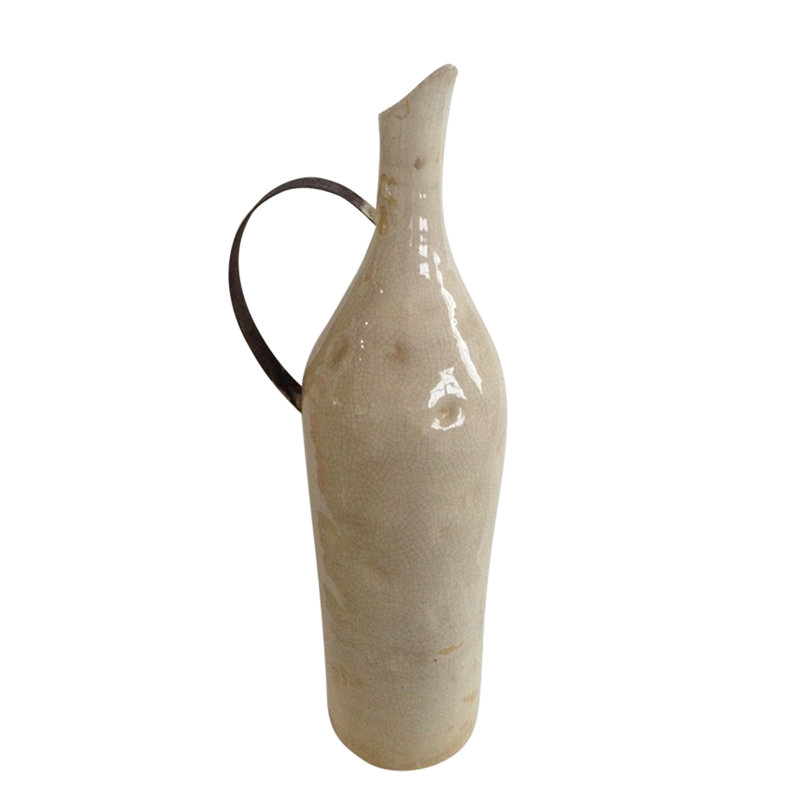 Amiaa 60oz. Ceramic Pitcher, 22.45" H x 6.3" W x 8.65" D