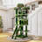 71" Multi-Level Cat Tree Tower with 2 Condos, 3 Perches, Hammock & Sisal Posts for Large Cats, Gray