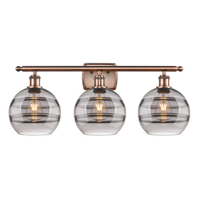 Éclairage pour meuble-lavabo 3 lumières Natick