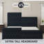 Structure de lit plateforme en velours Mieya-1695723881