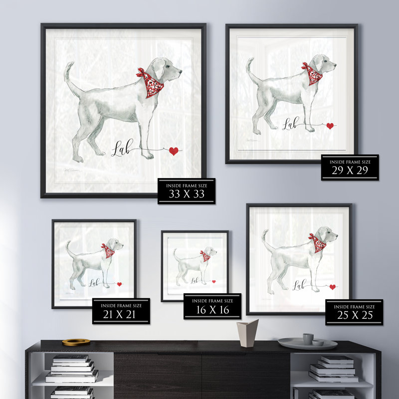 Must Love Labs - Impression sur papier encadré, H 17,5 po x l 17,5 po x P 1,5 po