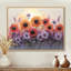 Lavande et coucher de soleil aux couleurs du champ de tournesols II - tournesols, reproduction sur toile-660037943-704526980-660037928