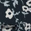 Rideau de douche à motif floral bleu sarcelle avec 12 crochets-1793653050