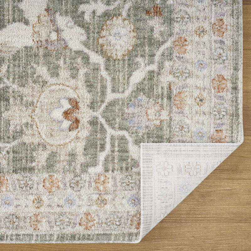 Tapis rétro Elysian, Green, Rectangle 8'9" x 11'6"