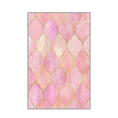 Premium Hall Carpet, 2.6 x 9.8 ft | 100% Polyester, 0.04 in Pile Height | Antibacterial & Non-Slip Underside | Machine Washable, 3D Digital Printing | Durable Woven Design for Living Room & Entryways