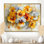 Art mural Armistead Vibrant Garden of Blooming Violet Flowers I - Violets