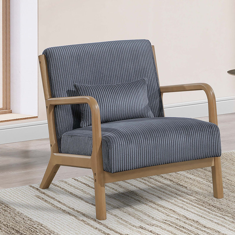 Chaise d'appoint 1pc, Gris foncé