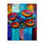 Jazmein - Horloge murale bouquet floral-404883704