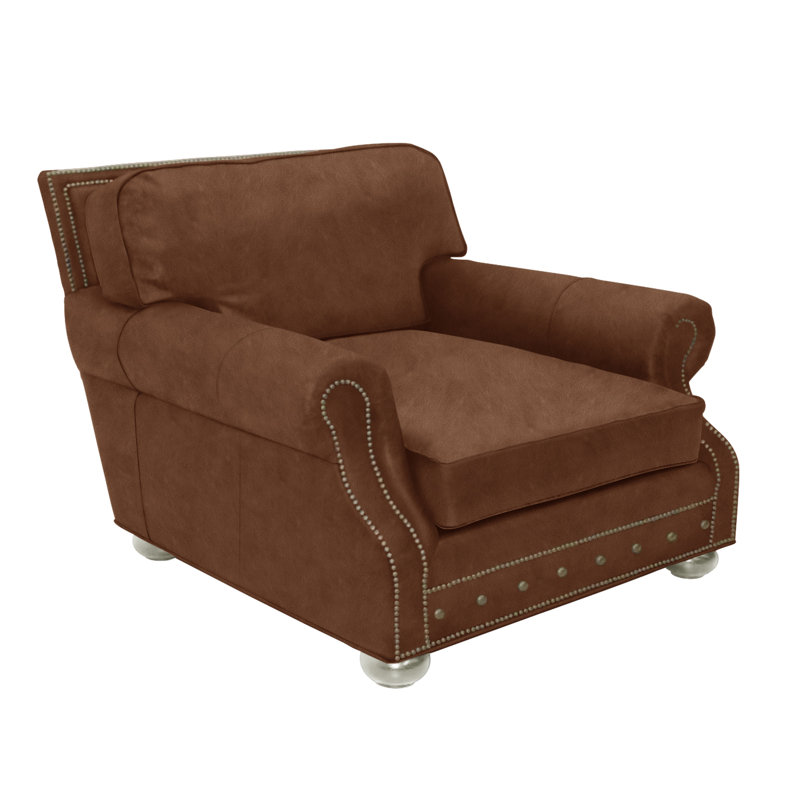 Club Chair, Natural, Oasis 3, French Dark Chocolate