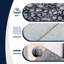 Subtlety Medallion All-Over Floral Border Non-Slip Machine-Washable Rug-1255689517-1255690966