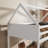 Twin Over Twin House Floor Bunk Bed With Headboards, Footboards And Guardrails, Ladder, Rubber Wood Bunk Bed With Safety Guardrails,White-1376927965