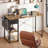 Home Office Desk With Built-in Charging Station,writing Desk With Spacious Storage Space, Corner Desk With Stable Structure,computer Desk With Anti-tip Design