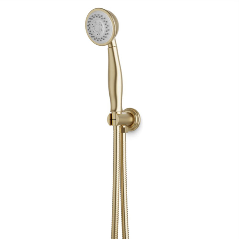 Système de douche complet, Laiton satiné