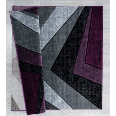Zonia Synthetic Abstract Indoor Rug