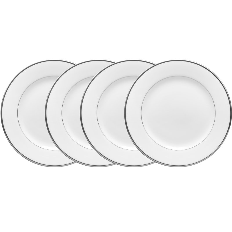 Ensemble de 4 assiettes à pain et beurre / apéritif Noritake Spectrum, 6 1/4 po