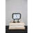 Metal Standing Clock with Duck Feet Gunmetal