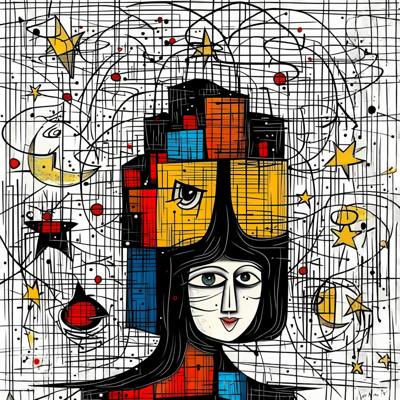 Lost In The Dream, 42" H x 42" W