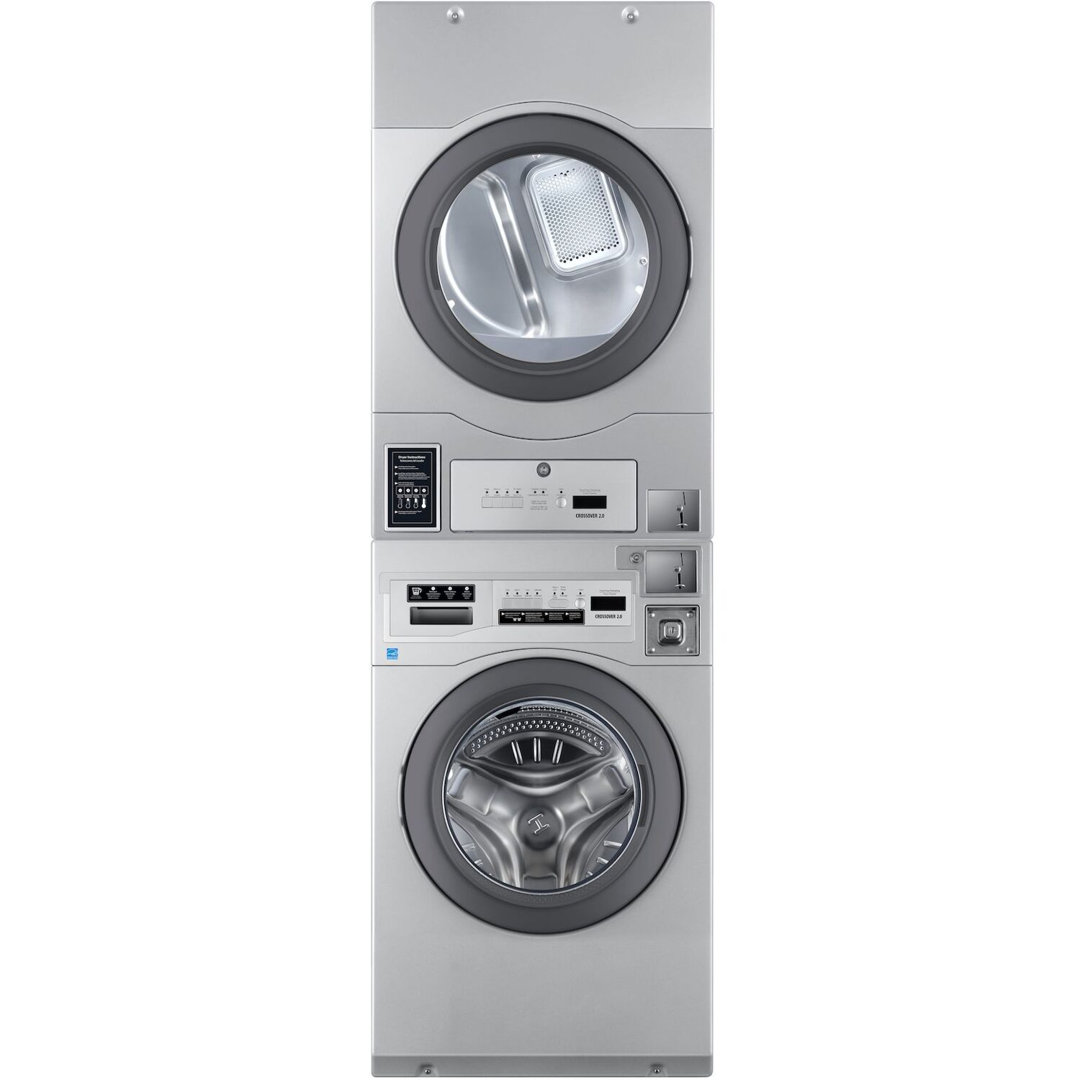 Crossover 2.0 Coin-Operated Washer and Dryer Stack Crossover Fuel 