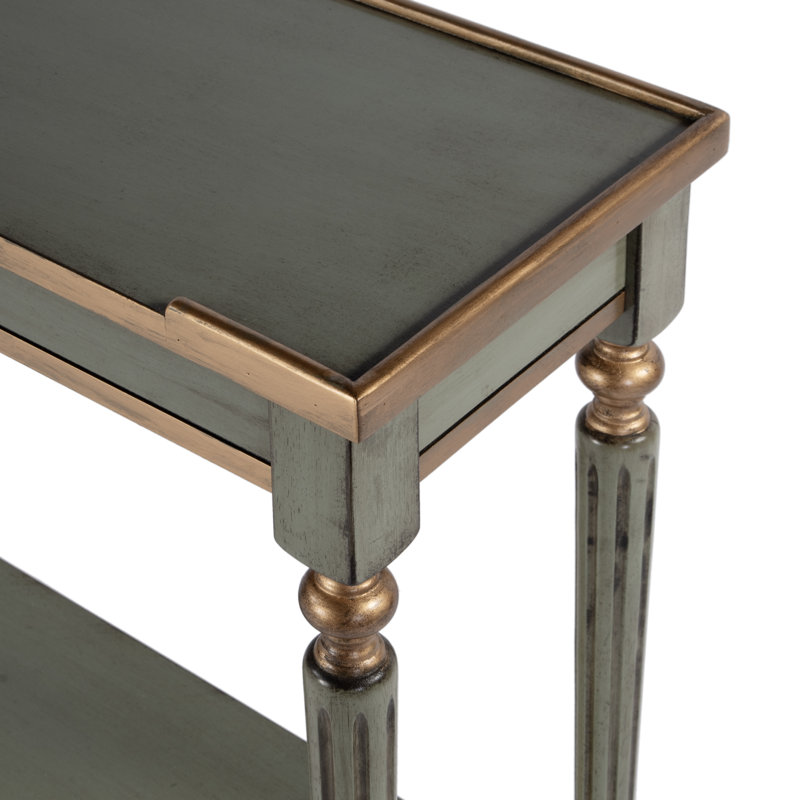 Console Aracellie, Vert pastel