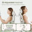Chaise de bureau ergonomique verte Cablady-1242810630