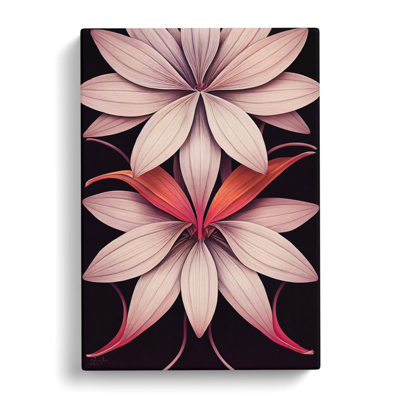 The Incredible Flowers - Wrapped Canvas Print, 50cm H x 35cm W x 3cm D