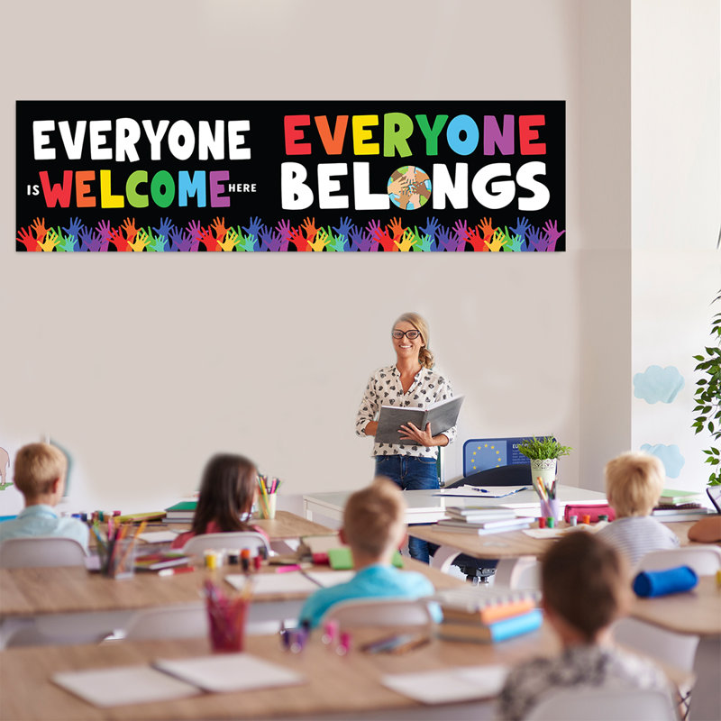 Affiche de bienvenue en classe, Black