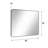 40 X 32 Inch Bathroom Vanity Mirror Metal Framed Wall Mirror Rectangular Aluminum Bathroom Mirror (Horizontal/Vertical)-875397306