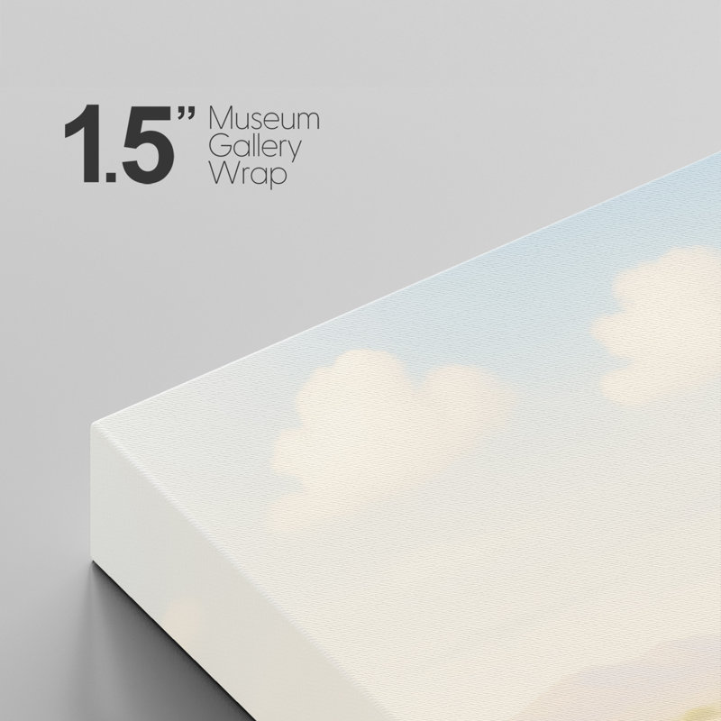 Reproduction d'art sur toile - Paysage rétro du désert pour le décor occidental du salon, H 12 po x l 12 po