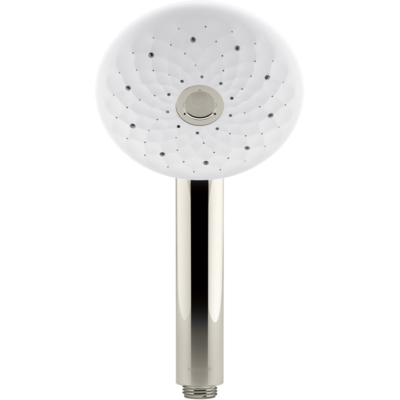 Exhale B120 Rain Handheld Shower Head, Vibrant Polished Nickel